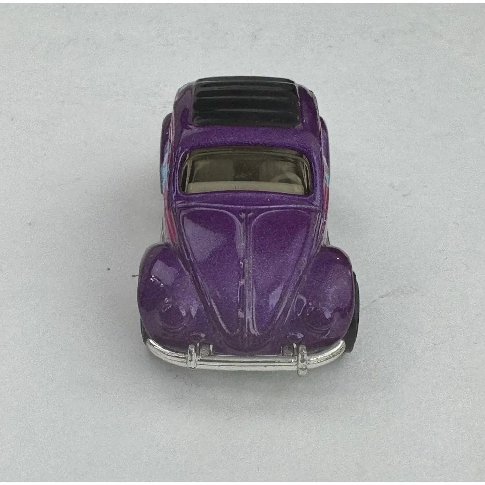 Vintage Matchbox 1962 VW Beetle Purple Shark Tampo Diecast Toy‎ Car 1998 Mattel